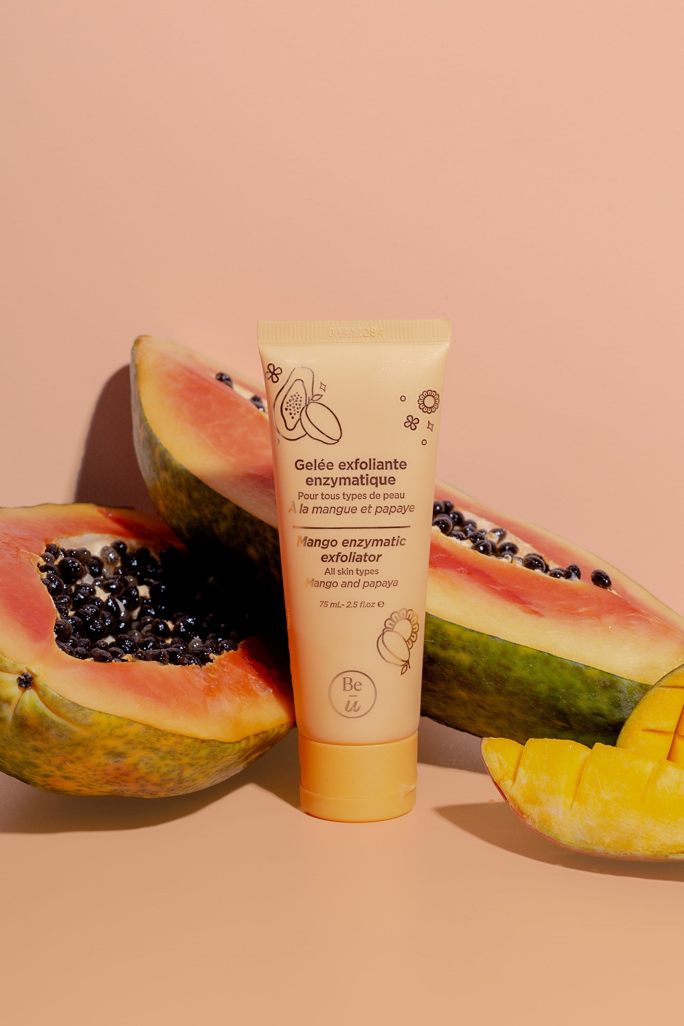 Exfoliant enzymatique à la mangue et papaye