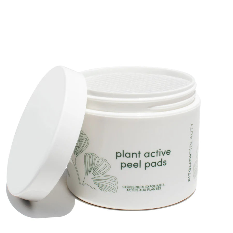 Coussinets exfoliants actifs aux plantes